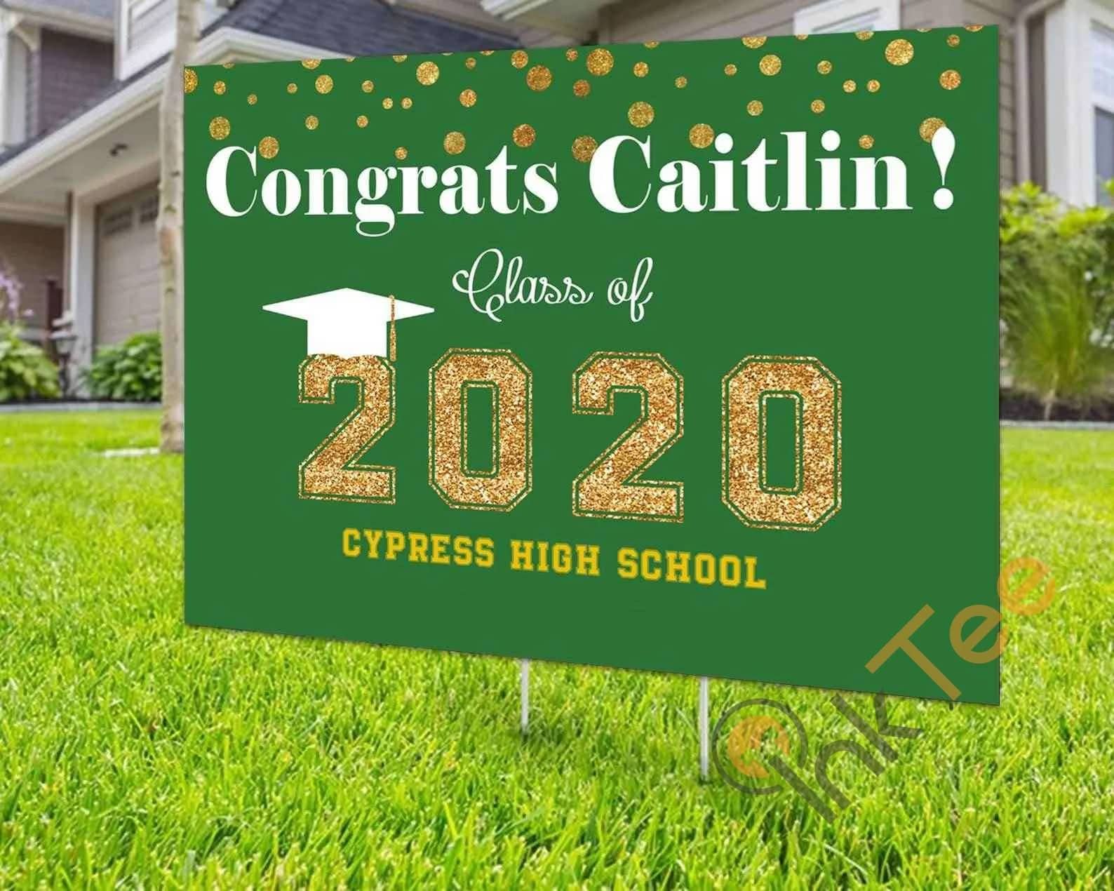 Custom Graduation Personalized Yard Sign