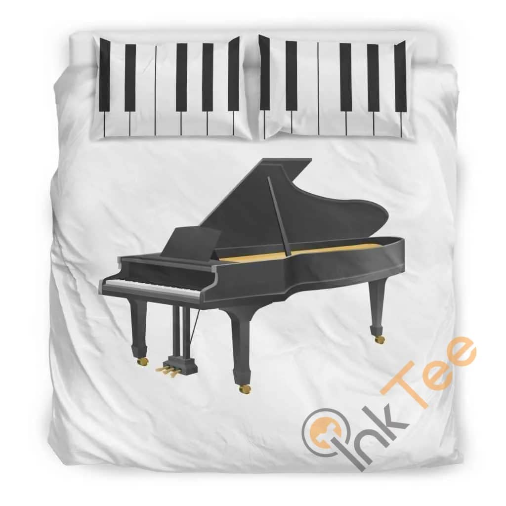Custom Grand Piano Music Musician Quilt Bedding Sets