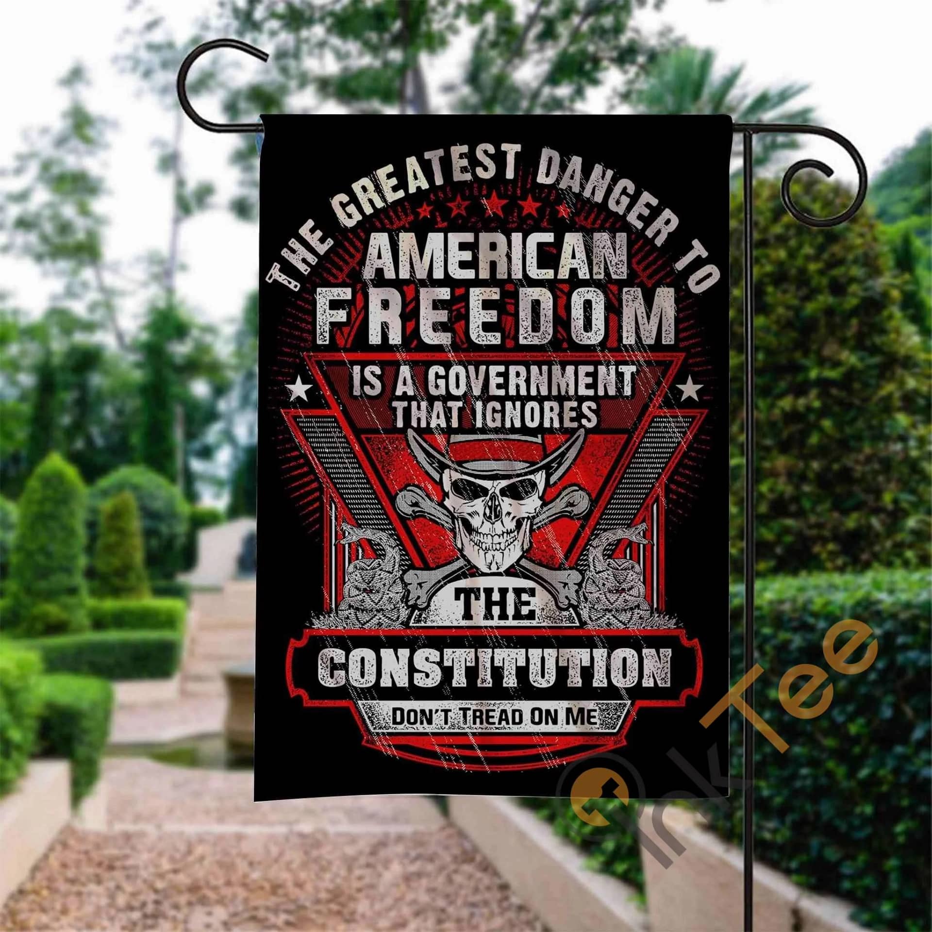 Custom Gun Control American Freedom Garden Flag