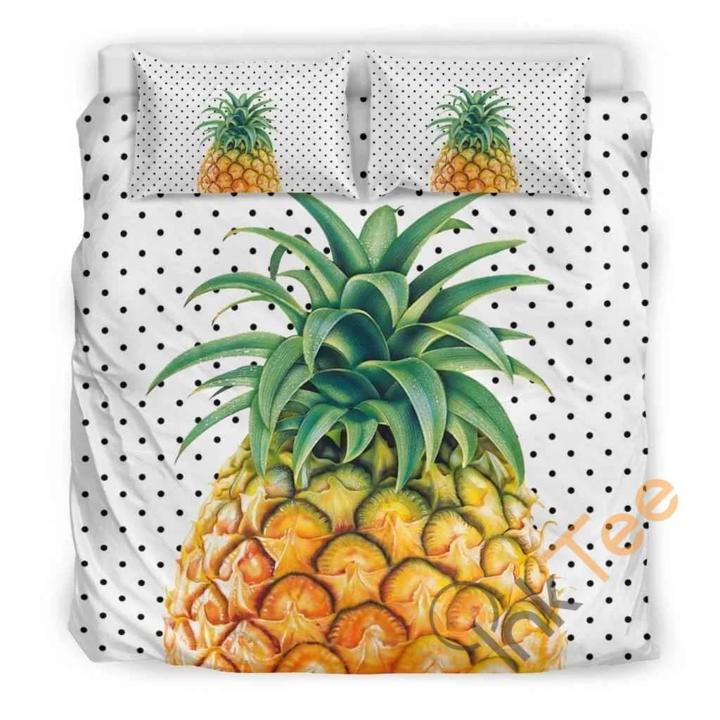 Custom Hawaii Pineapple Dots Quilt Bedding Sets