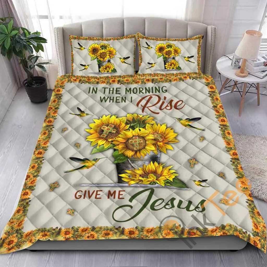 Custom In The Morning When I Rise Give Me Jesus Quilt Bedding Sets