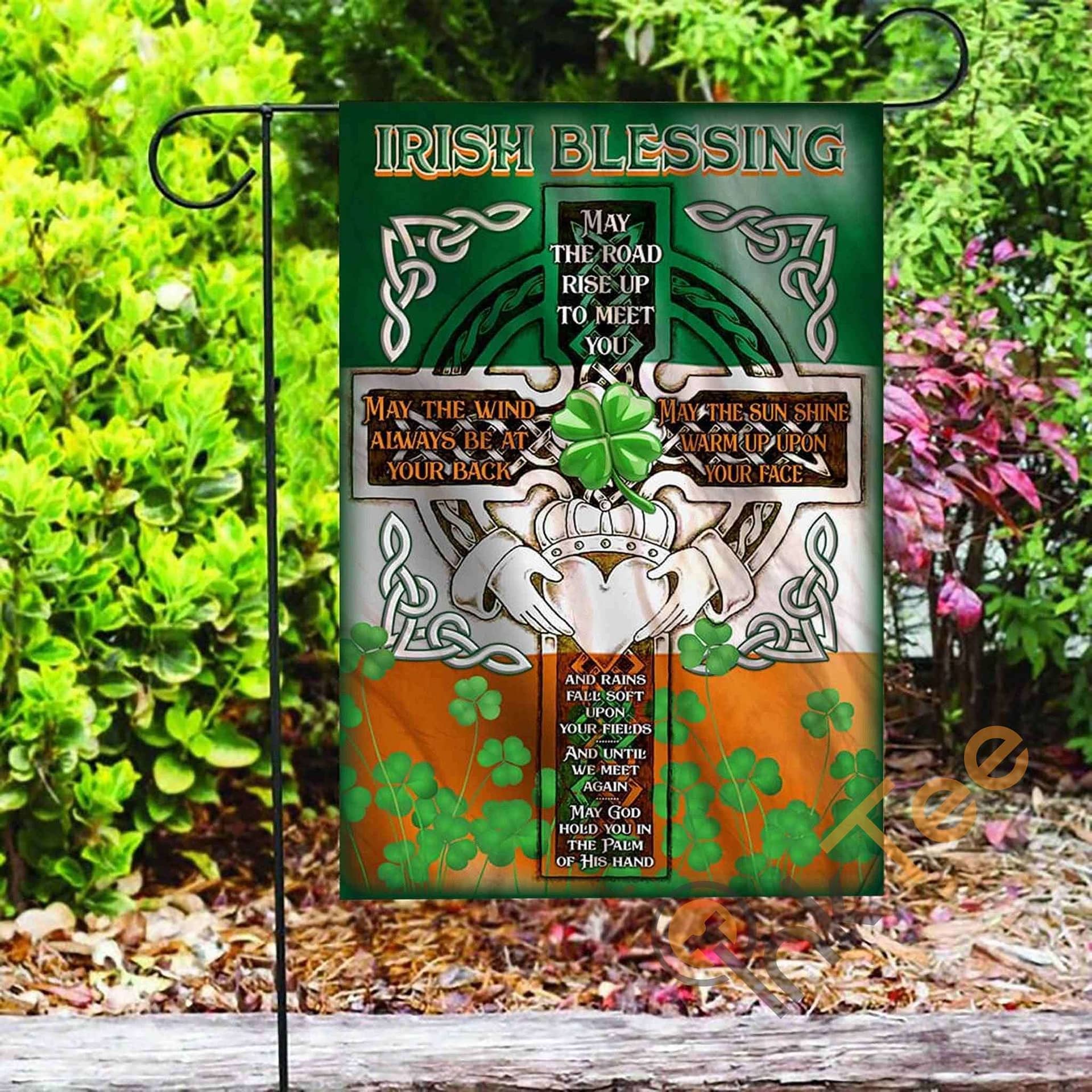 Inktee Store - Custom Irish Blessing Home Garden Flag Image