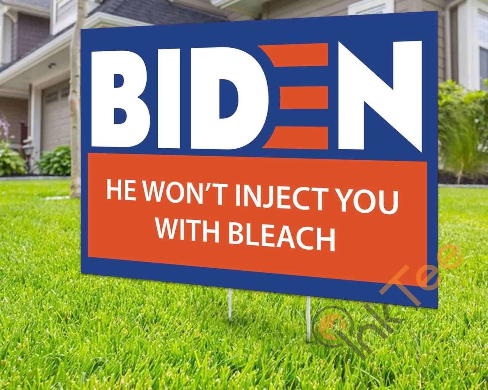 Custom Joe Biden Funny Anti Trump 2020 Yard Sign