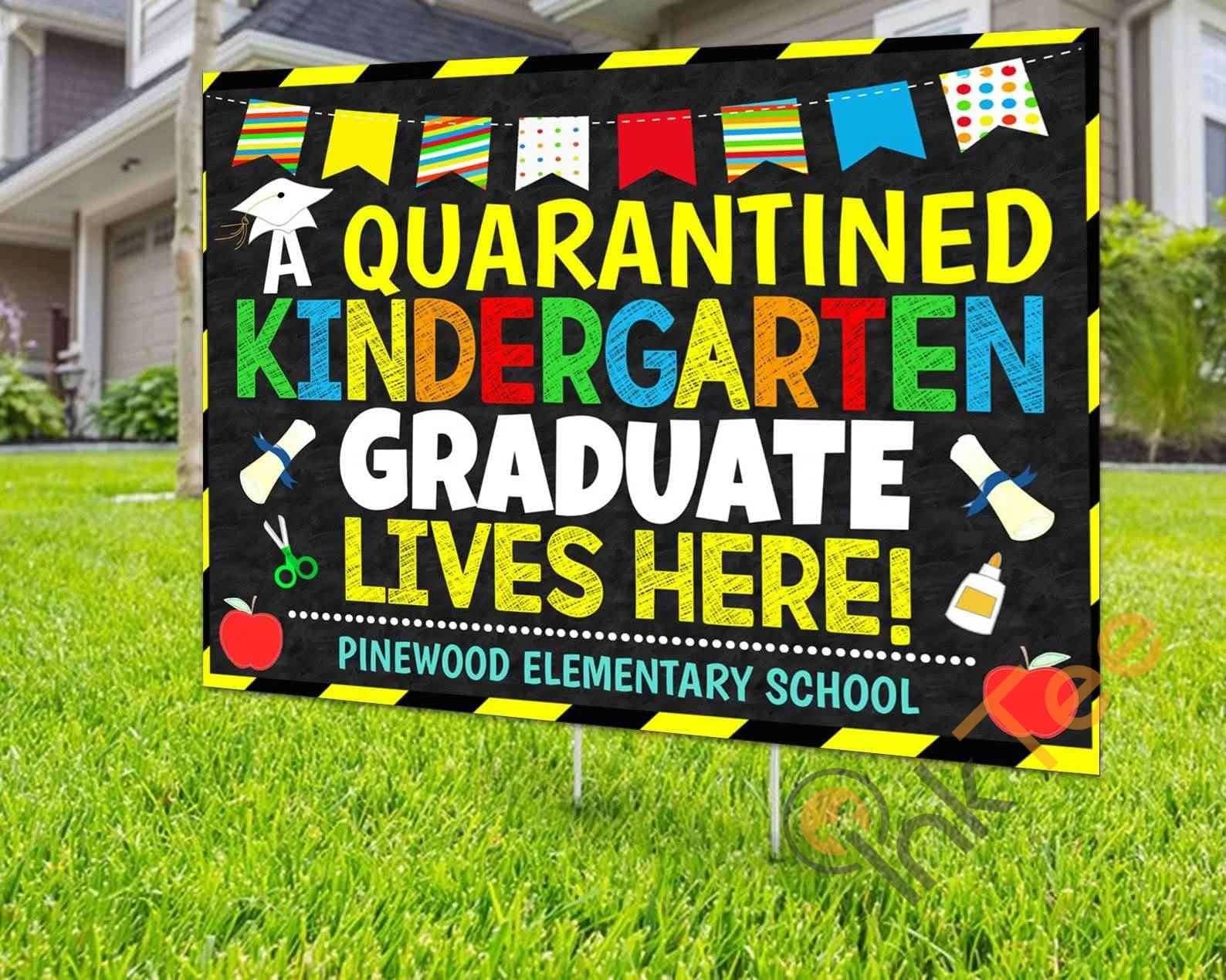 Custom Kindergarten Graduation Cheaps Yard Sign