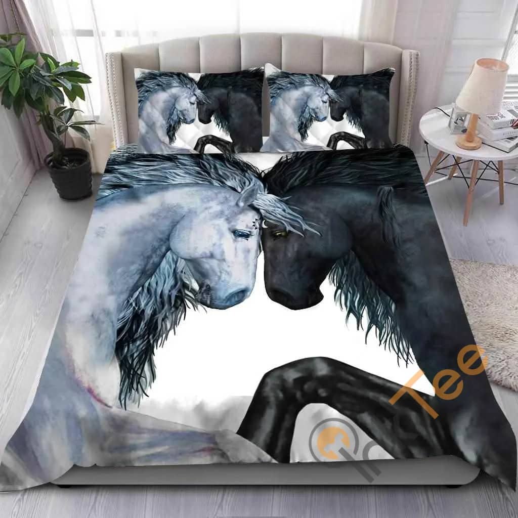 Custom Love Horses Quilt Bedding Sets