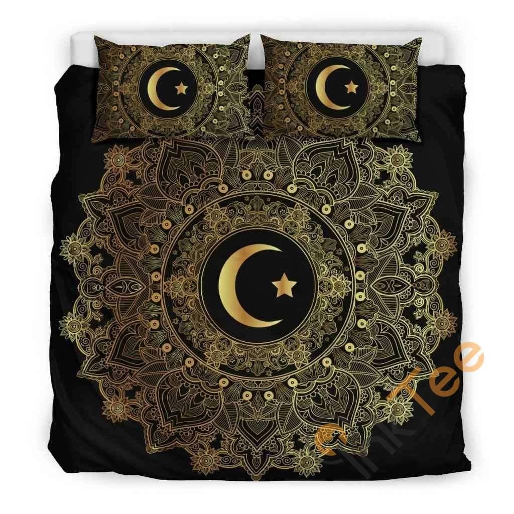 Custom Mandala Moon Quilt Bedding Sets