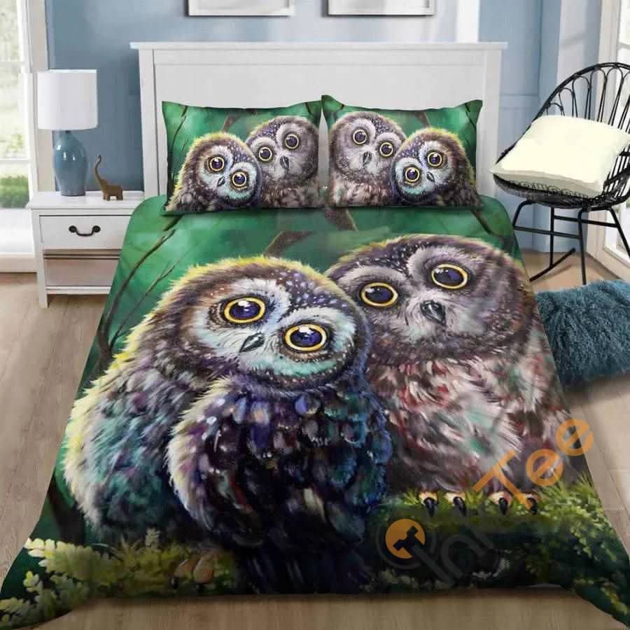 Custom Owl Love For Night Dream Quilt Bedding Sets