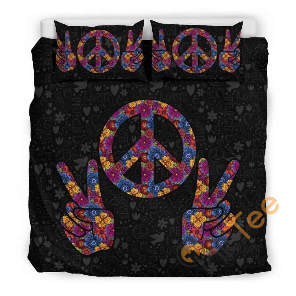 Custom Peace Quilt Bedding Sets