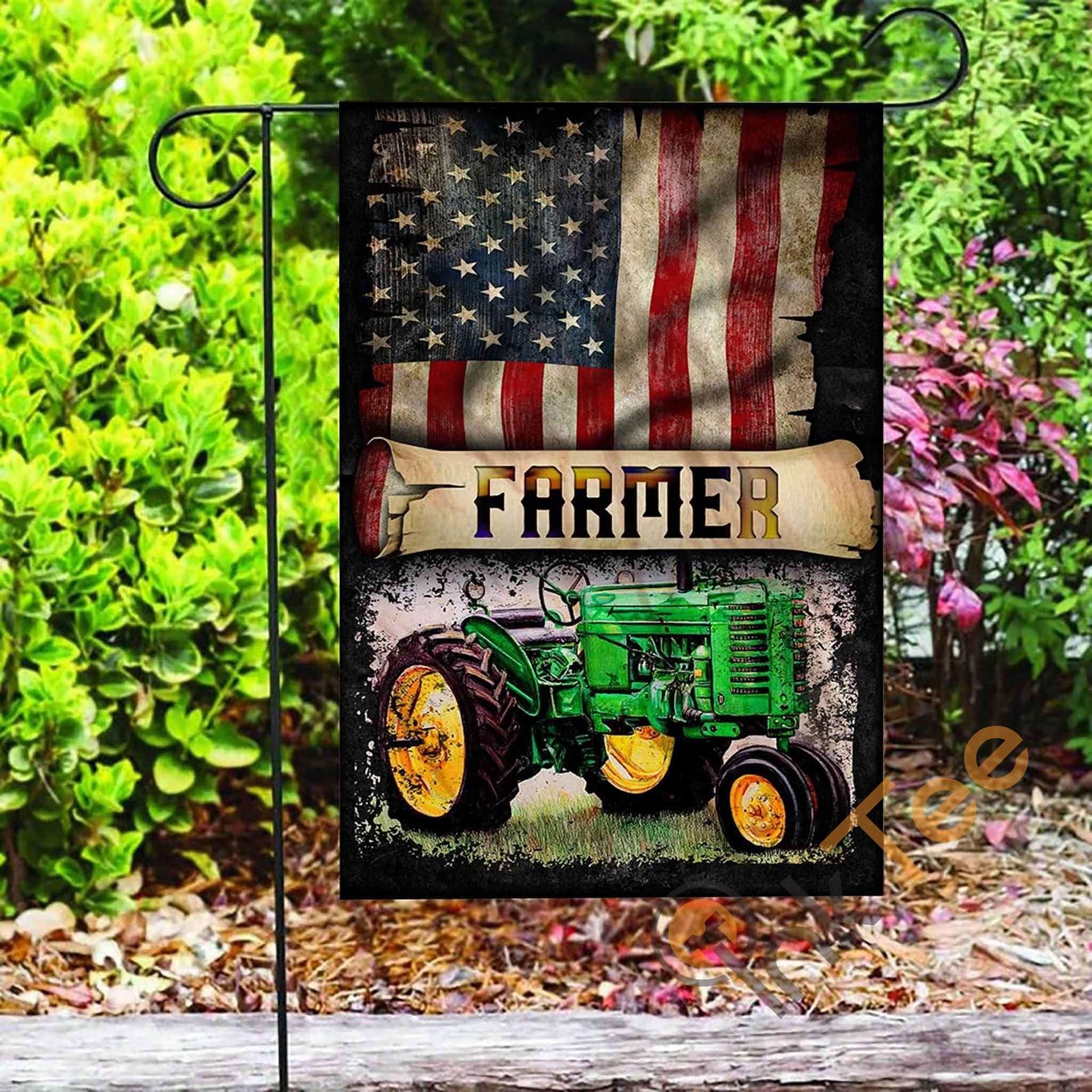 Inktee Store - Custom Proud Farmer Garden Flag Image