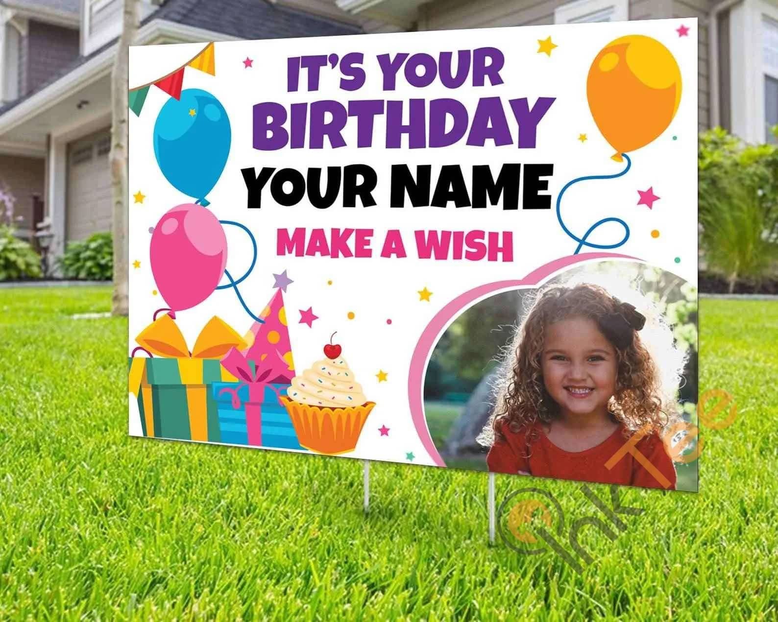 Custom Quarantine Birthday Personalized Birthday Yard Sign