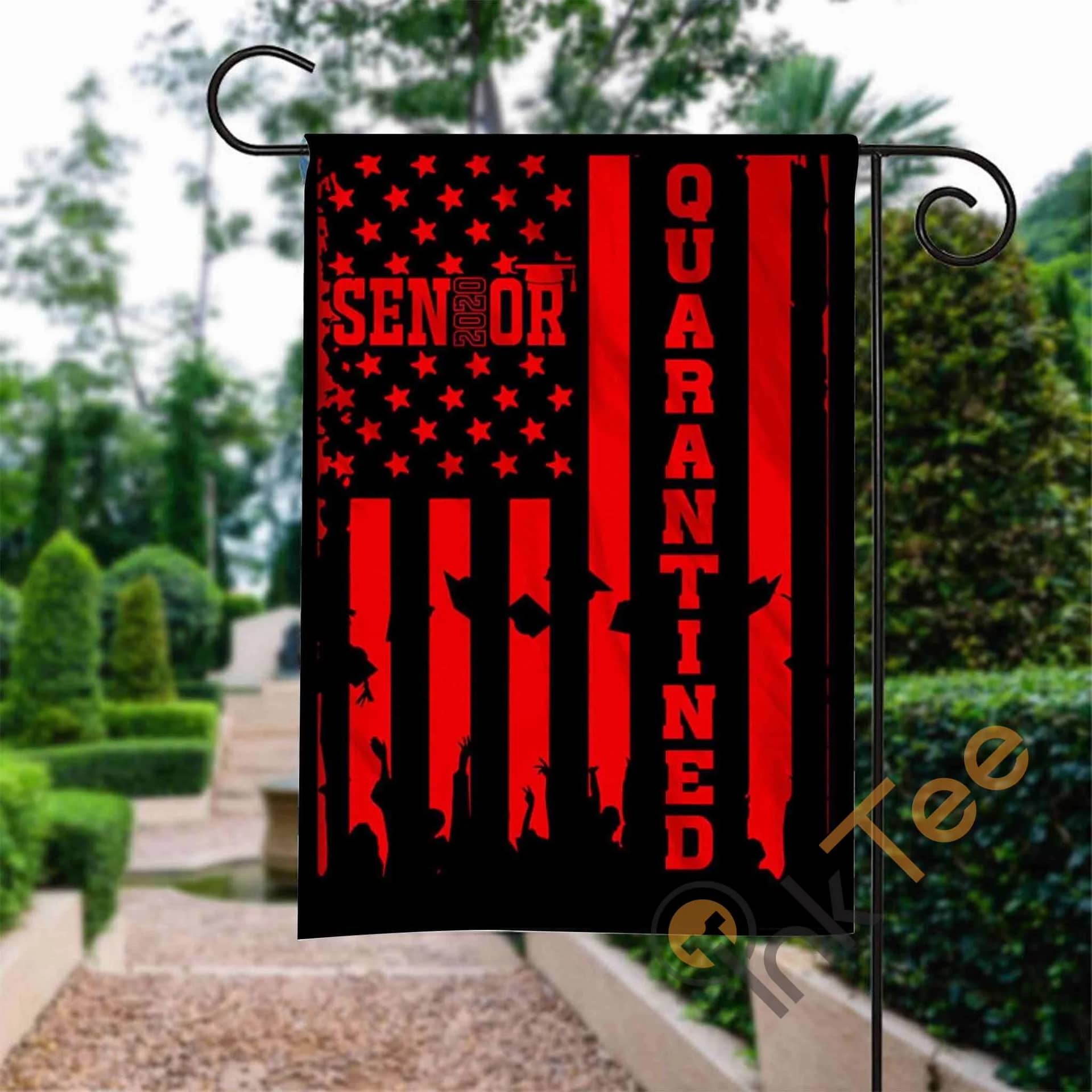 Custom Senior 2020 Quarantined Garden Flag