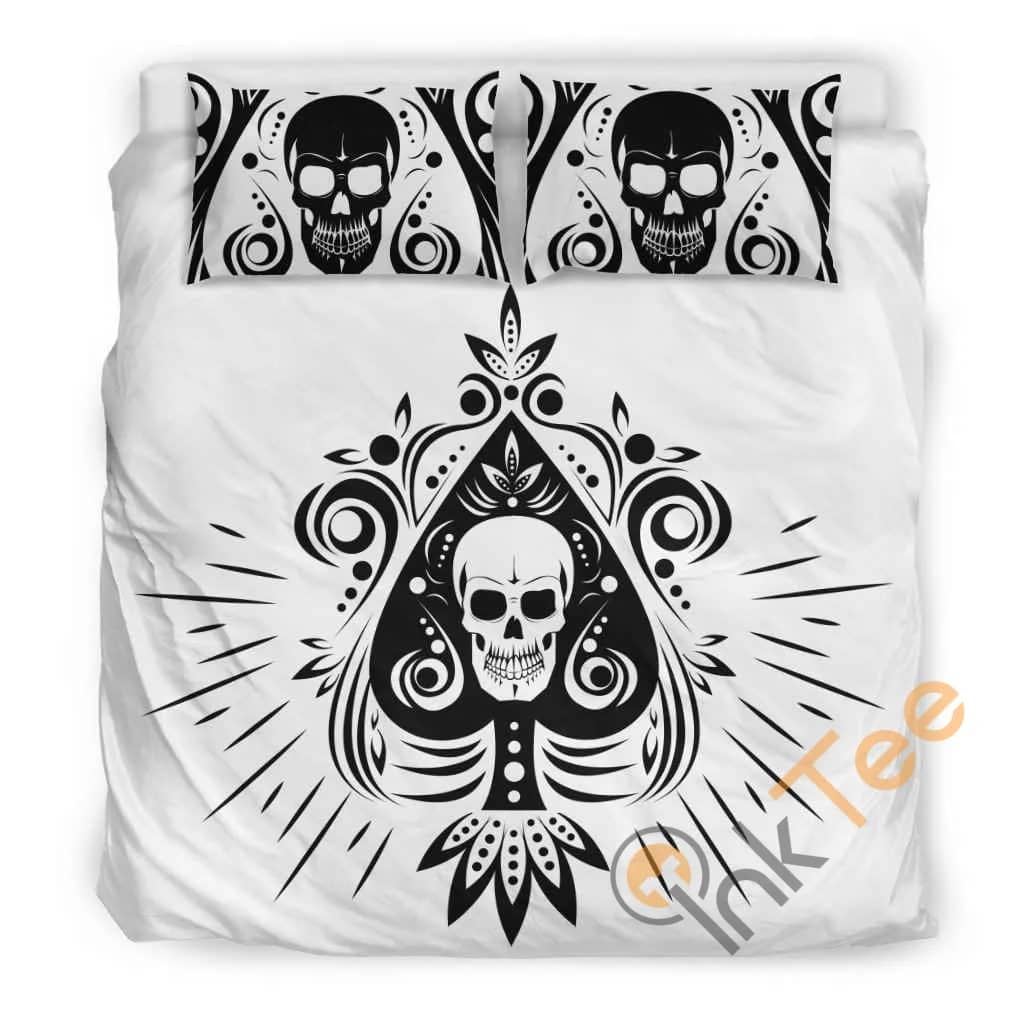 Custom Skull Tattoo Quilt Bedding Sets