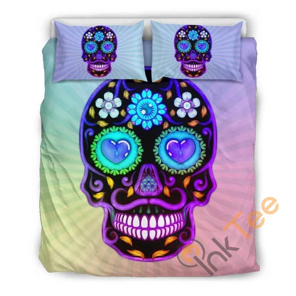 Custom Sugar Skull Lover Quilt Bedding Sets
