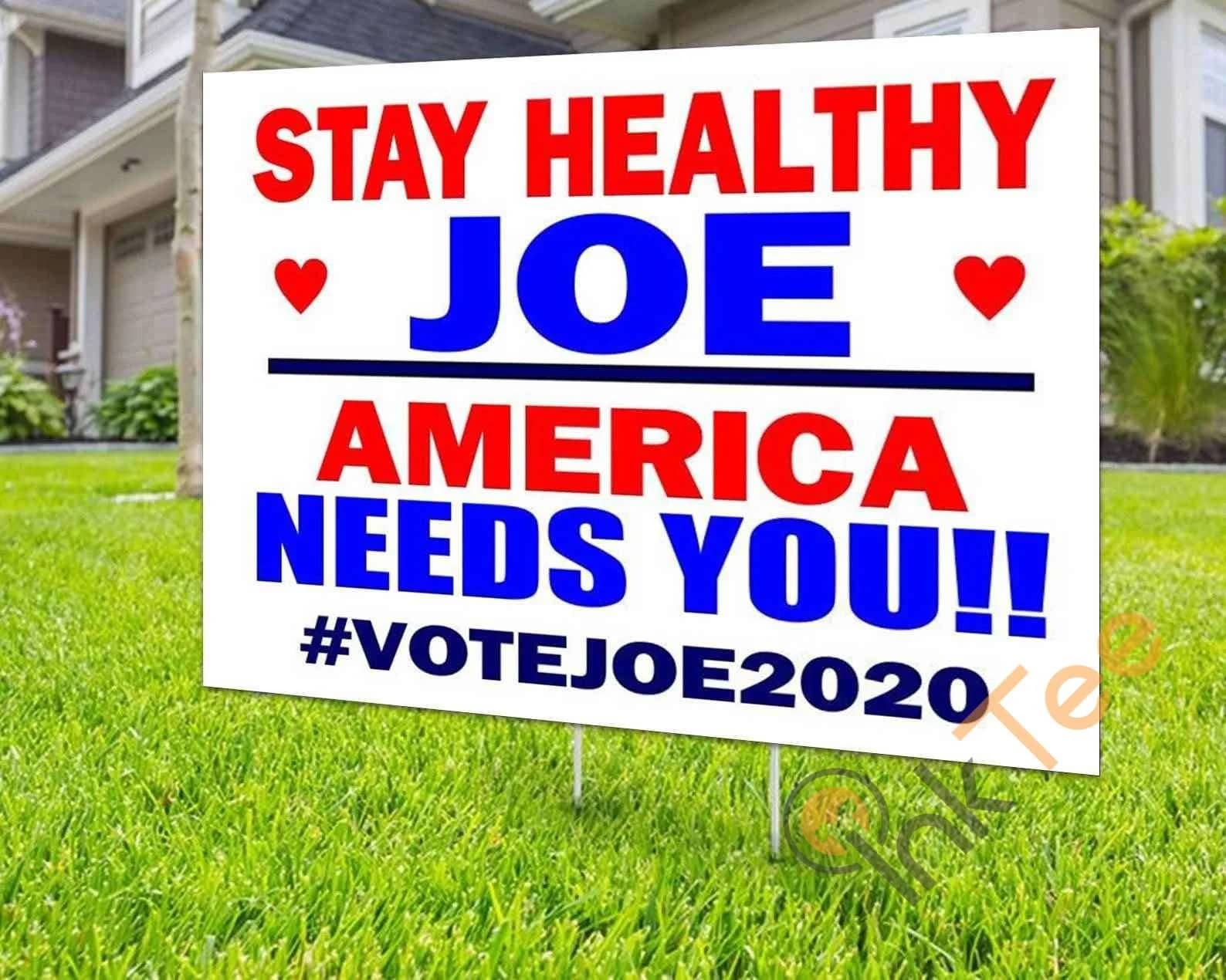 Custom Vote Joe 2020 Yard Sign