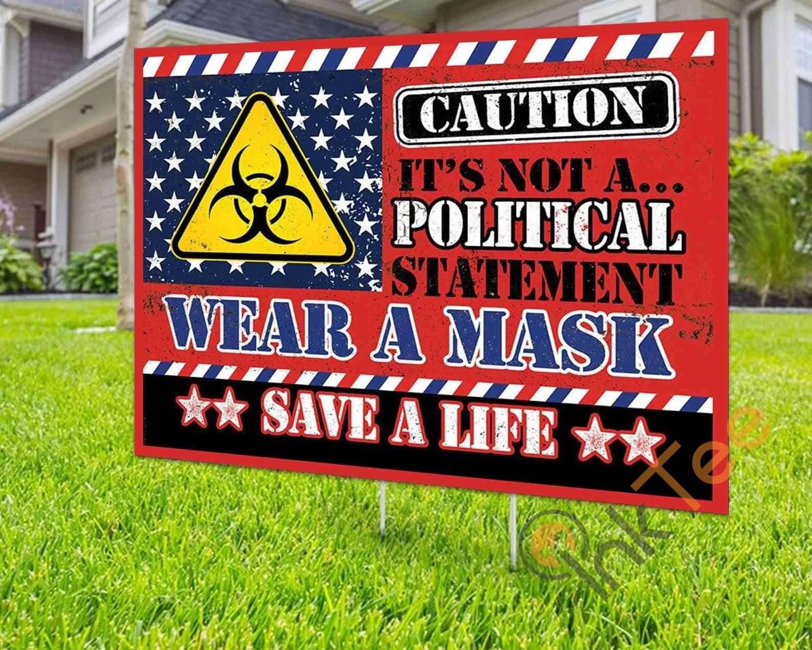 Custom Wear A Mask Yard Sign