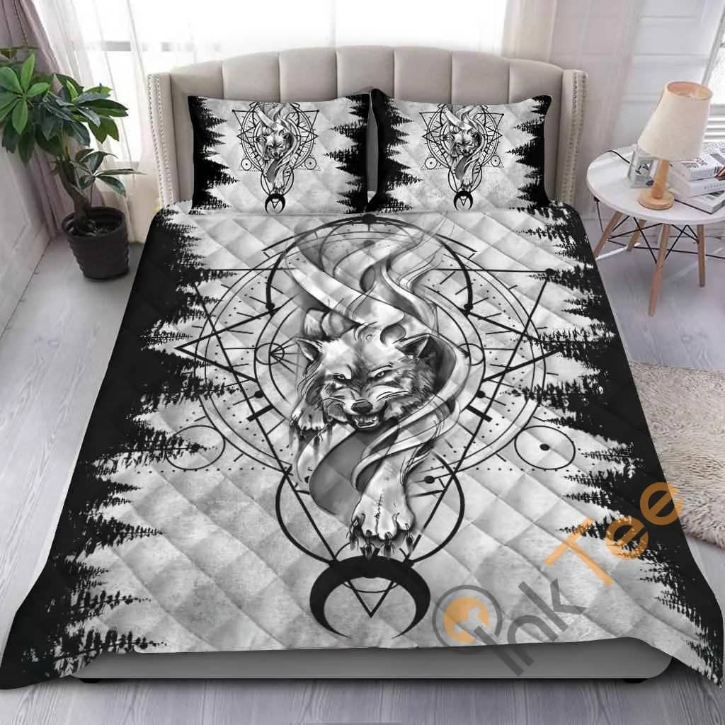 Custom Wolf Wild Quilt Bedding Sets