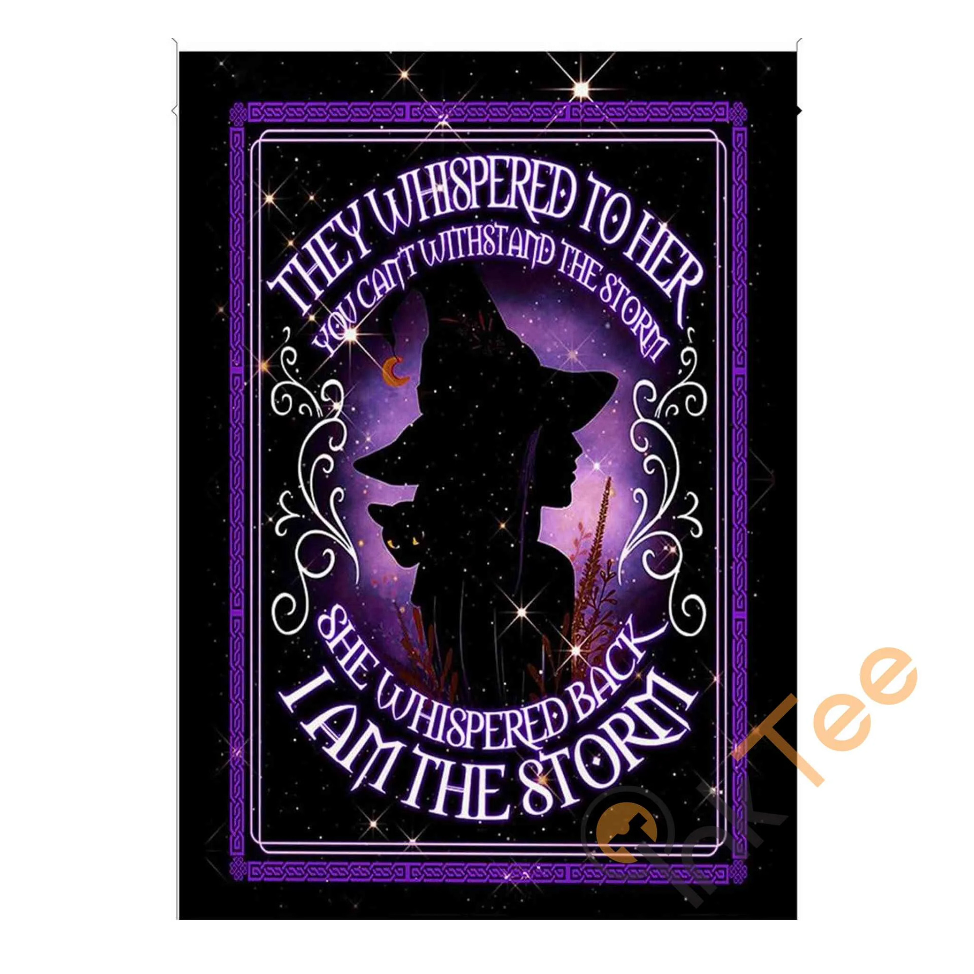 I Am The Storm Witch Garden Flag