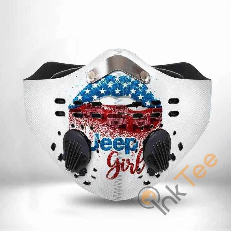 Jeep Girl Filter Activated Carbon Pm 2.5 Face Mask