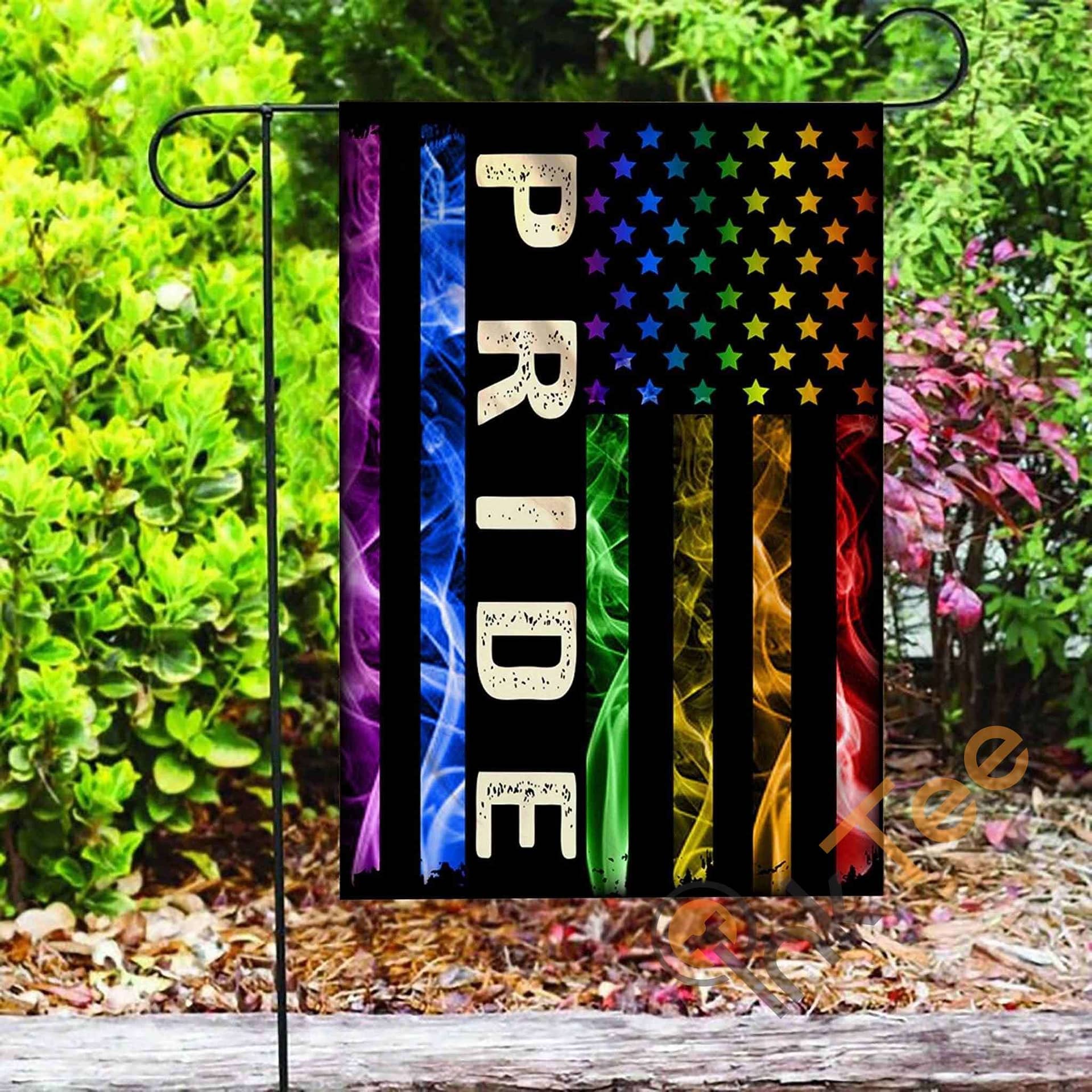 Inktee Store - Lgbt Pride Garden Flag Image