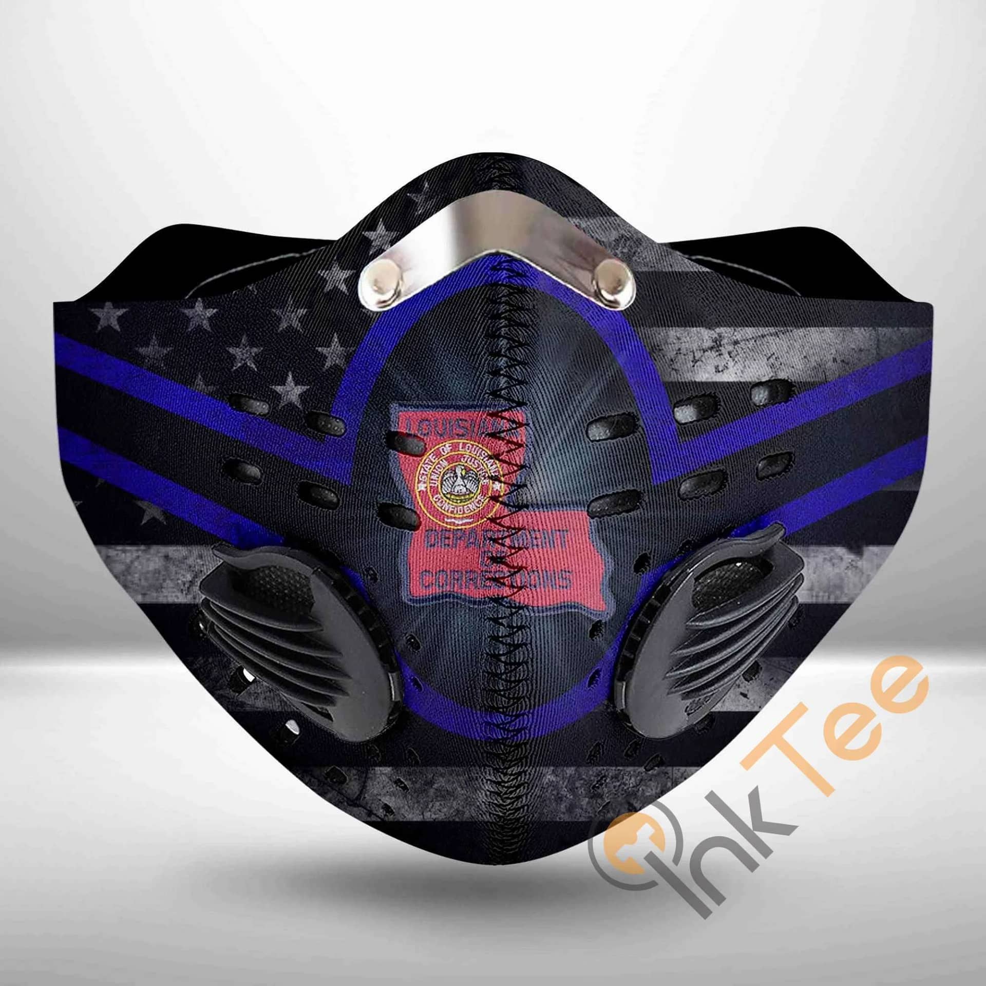 Louisiana Department Of Public Safety &Amp; Corrections Filter Activated Carbon Pm 2.5 Face Mask