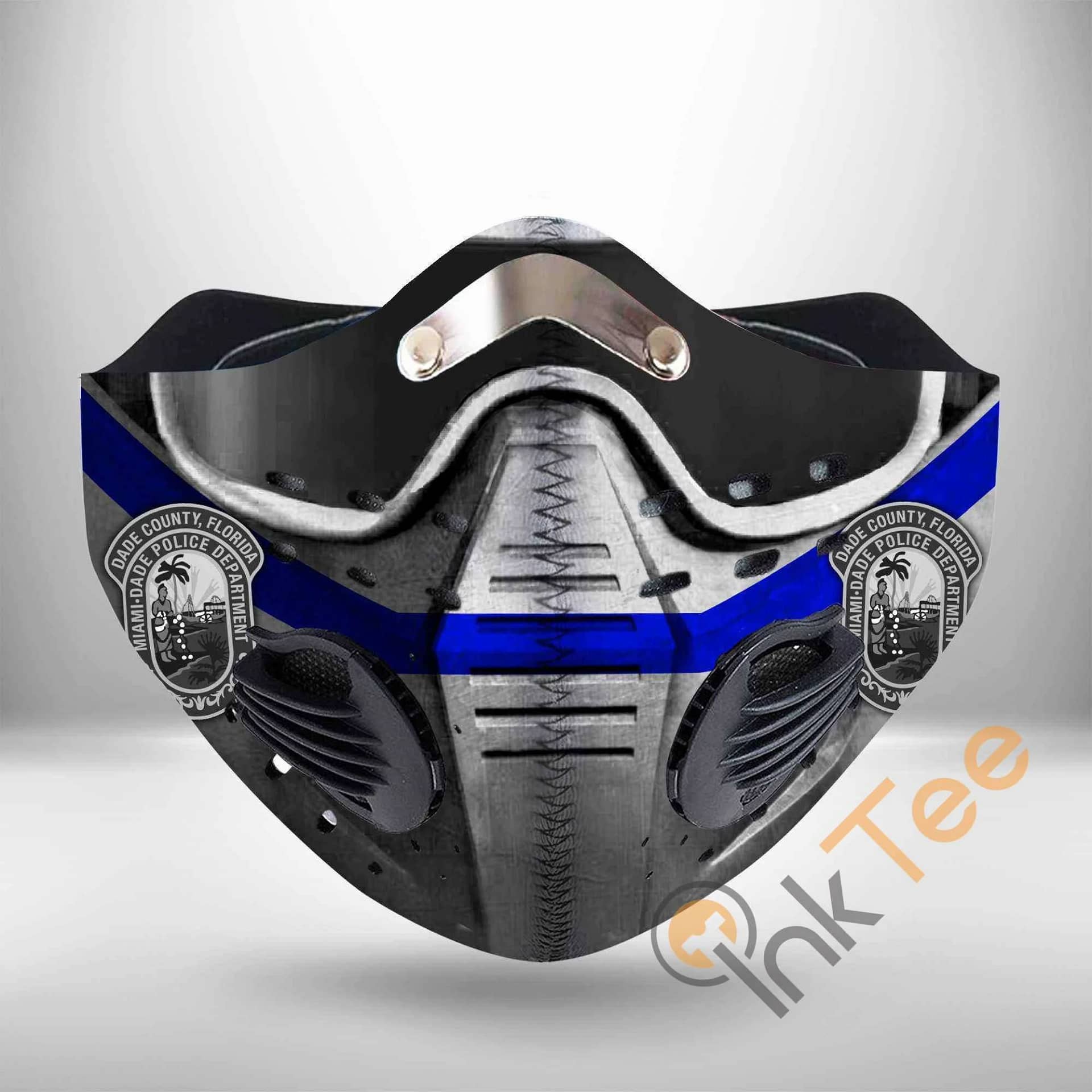 Miami Dade Pd Helmet Filter Activated Carbon Pm 2.5 Face Mask