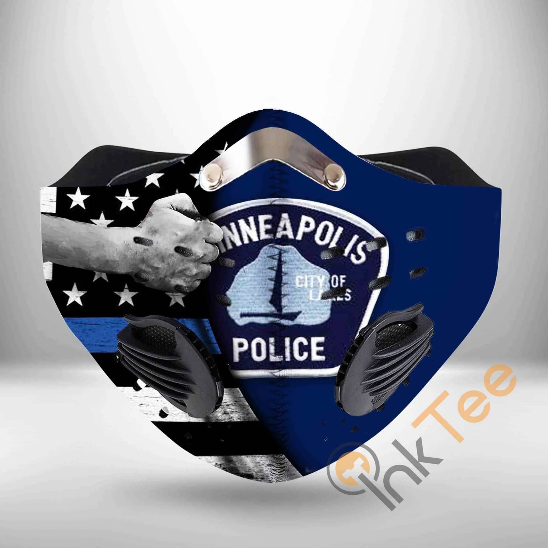 Minneapolis Police Depart Filter Activated Carbon Pm 2.5 Face Mask