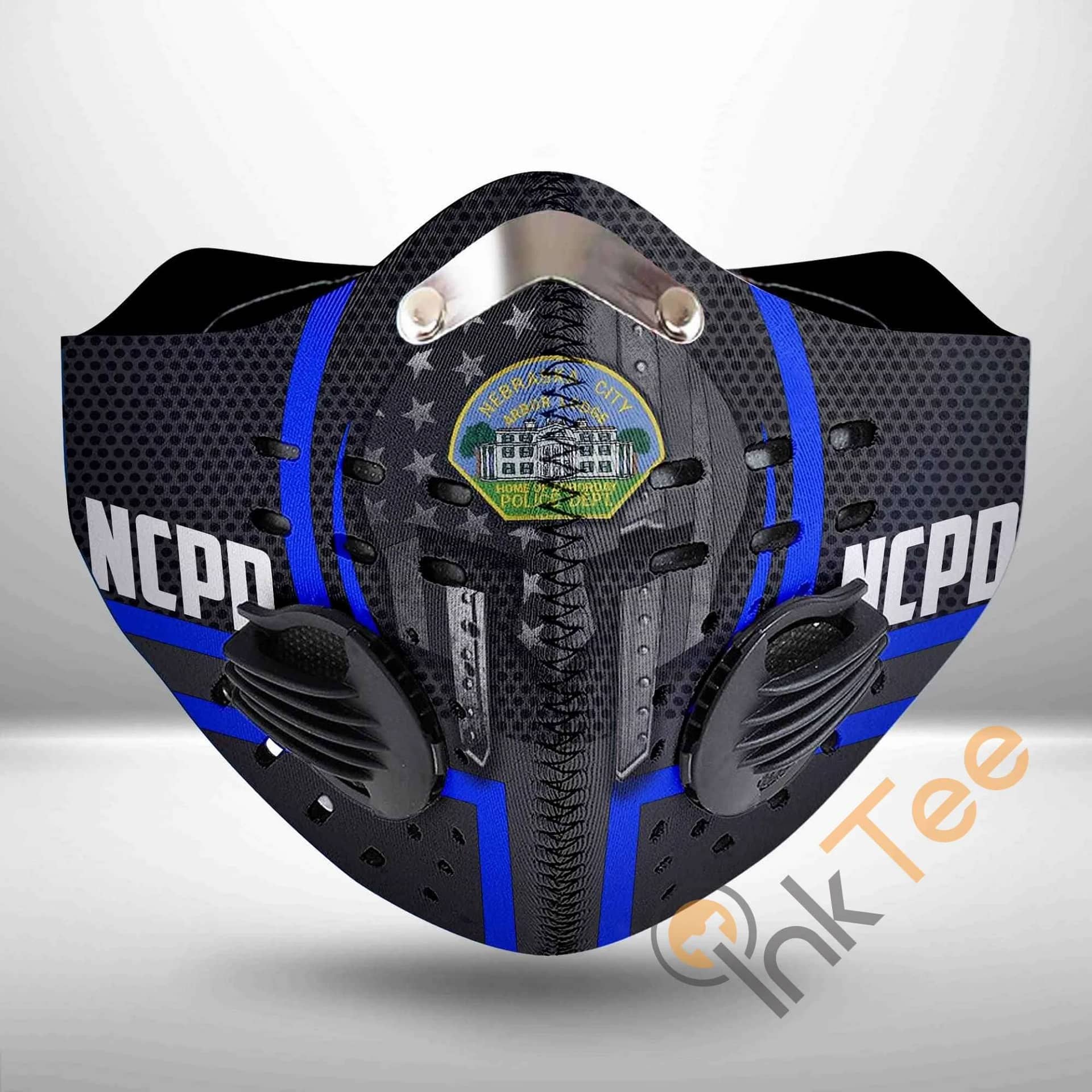 Nebraska City Police Department Filter Activated Carbon Pm 2.5 Face Mask