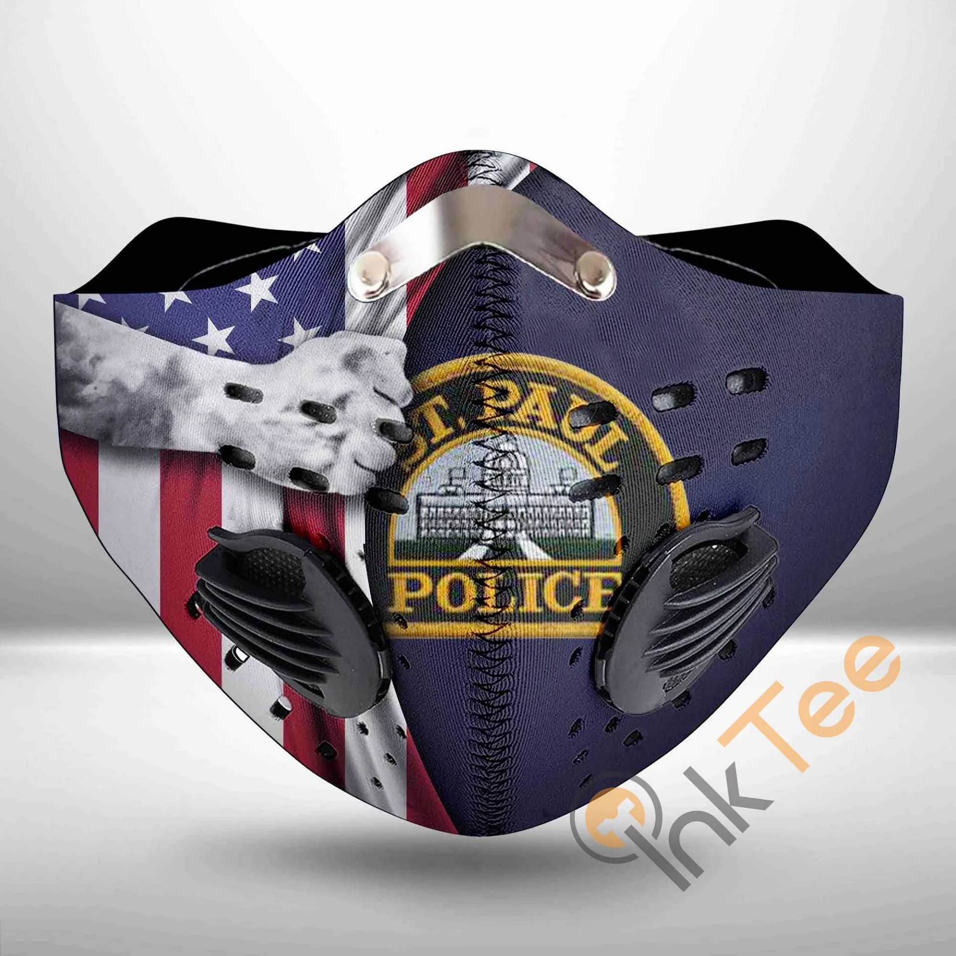 St. Paul Police Department Filter Activated Carbon Pm 2.5 Face Mask