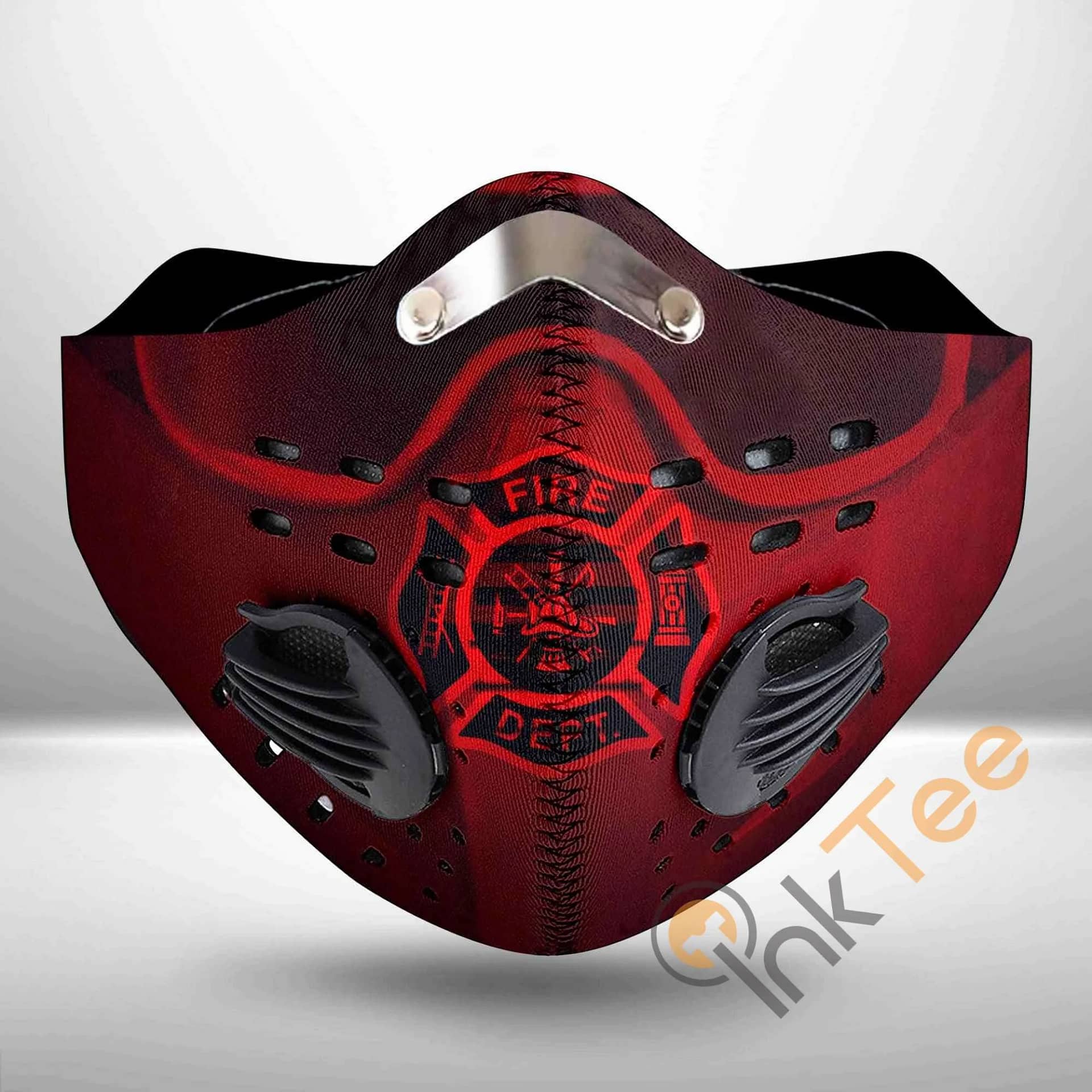 Us Firefighter Filter Activated Carbon Pm 2.5 Face Mask
