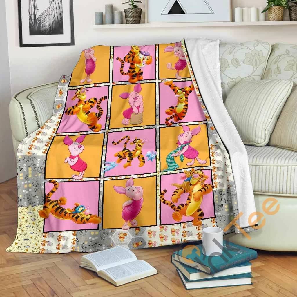 Blanket Tigger &Amp; Piglet Pooh Fleece Blanket