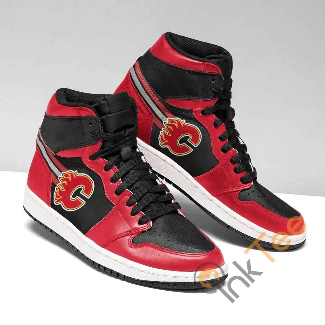 Calgary Flames Nhl Air Jordan Shoes
