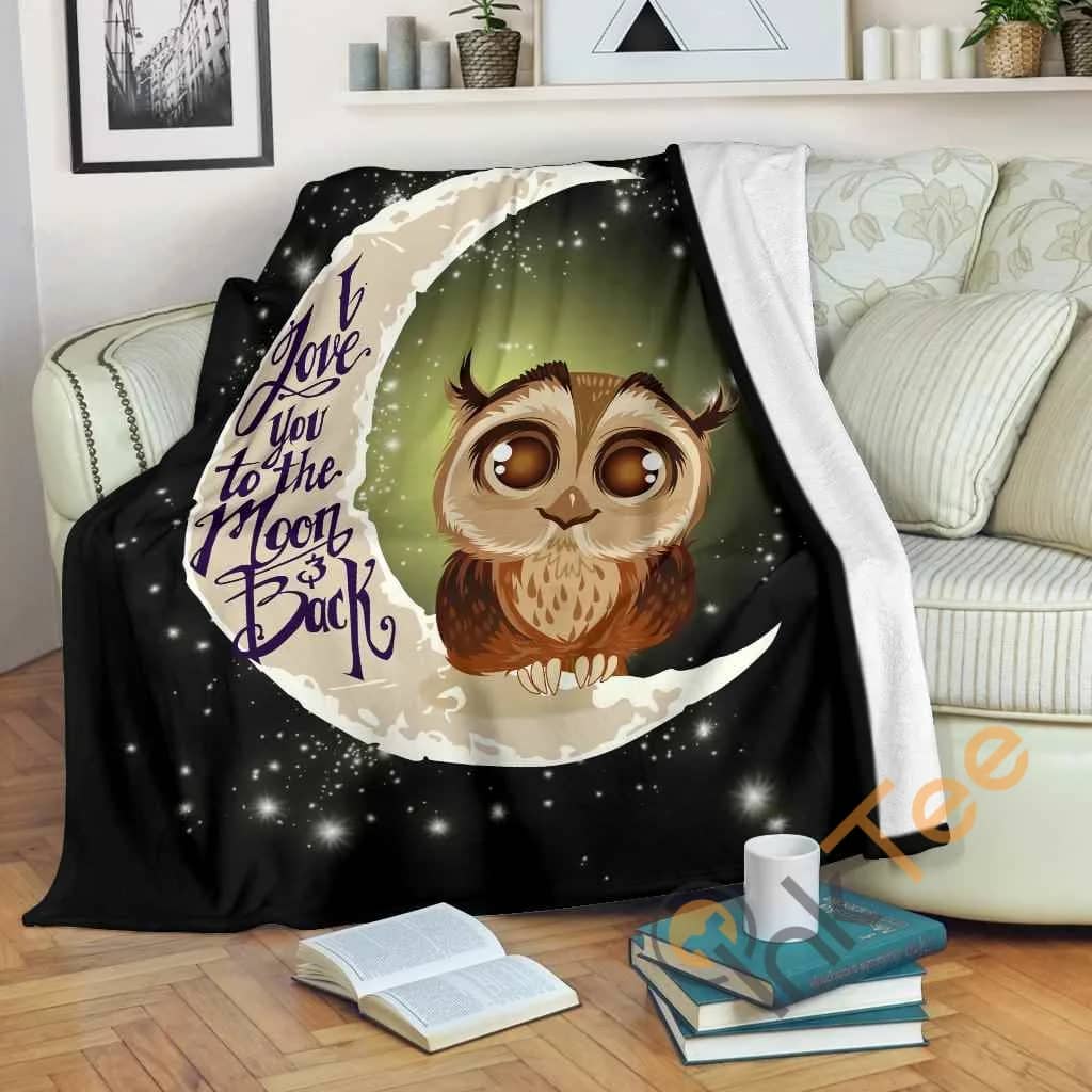 Owl Moon Fleece Blanket