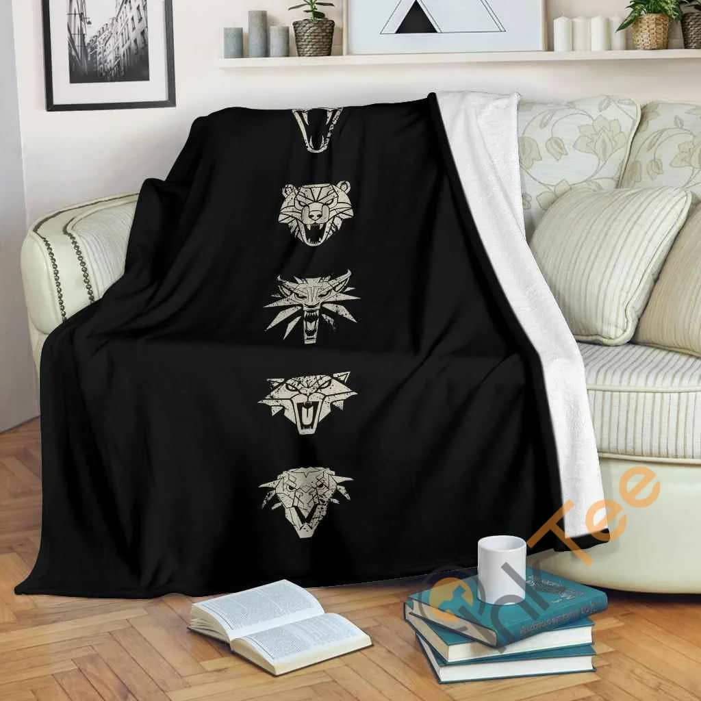 The Witcher Schools Emblem Fleece Blanket