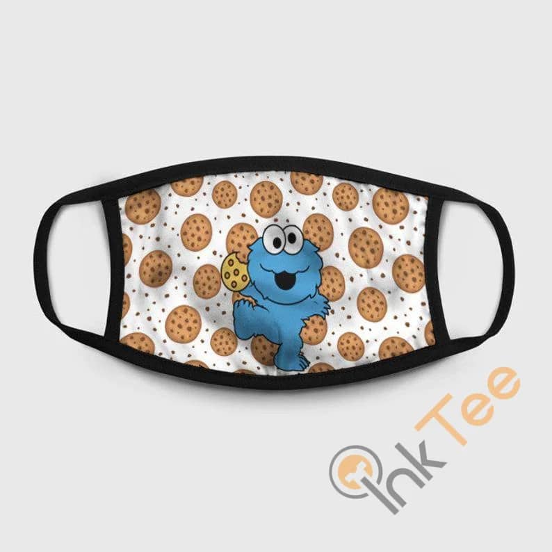 Cookie Monster Funny Cool Design Reusable Washable Face Mask