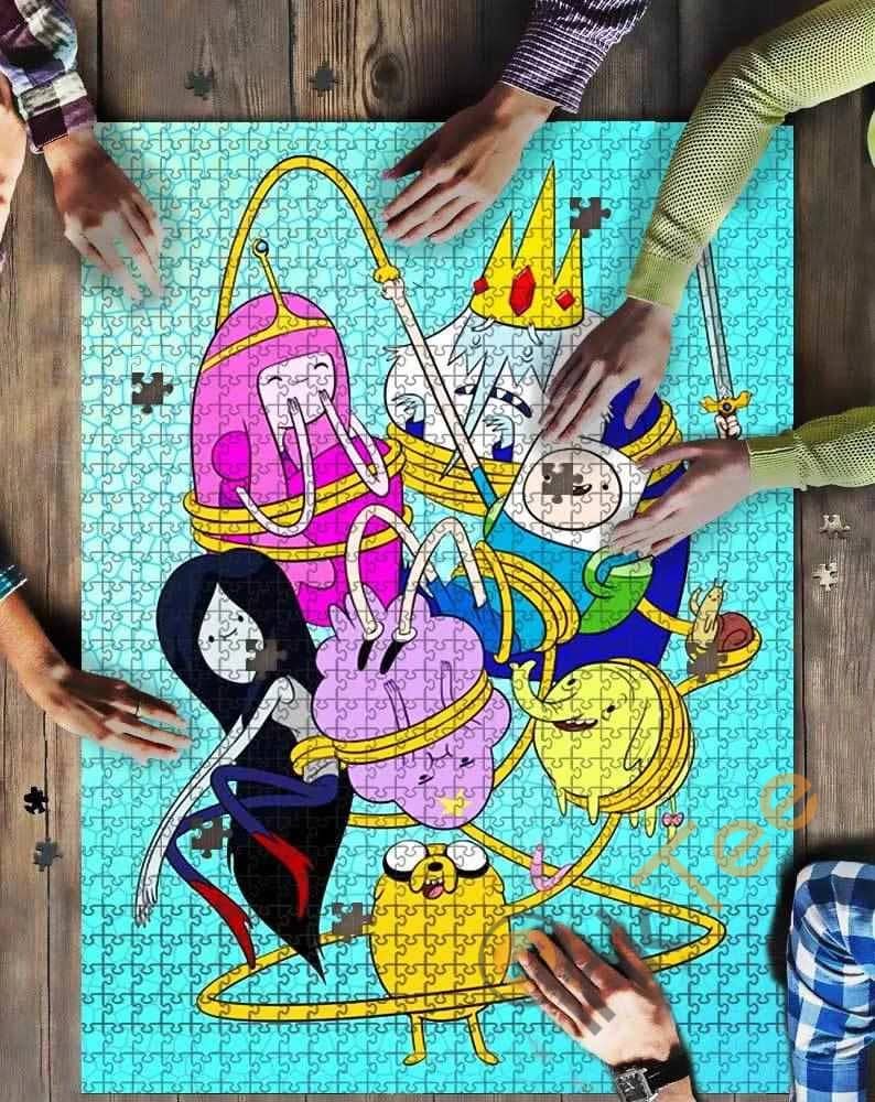 Adventure Time Finn The Human Jake The Dog Jigsaw Puzzle