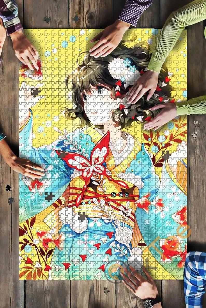 Anime Girl Fishes Hd Kids Toys Jigsaw Puzzle