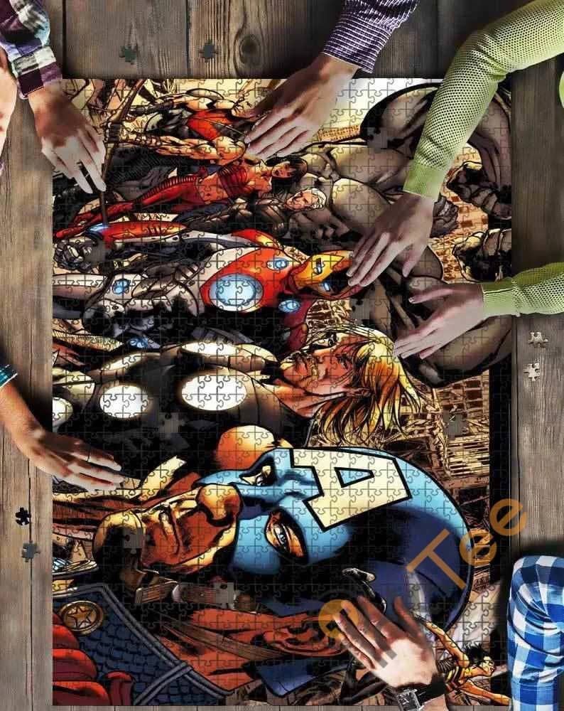 Avenger Marvel Comic Kid Toys Jigsaw Puzzle