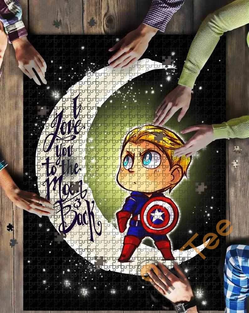 Captain Love To The Moon Kid Toys Jigsaw Puzzle
