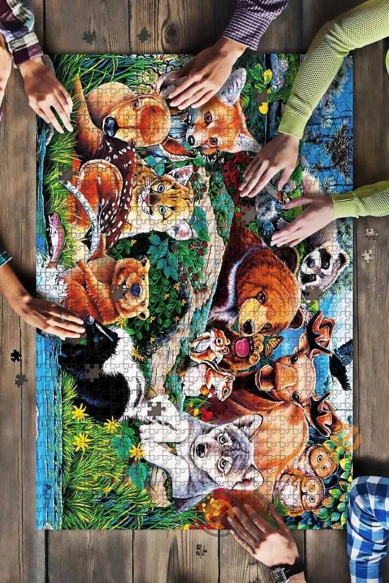 Cute Zoo Animal Jigsaw Puzzle