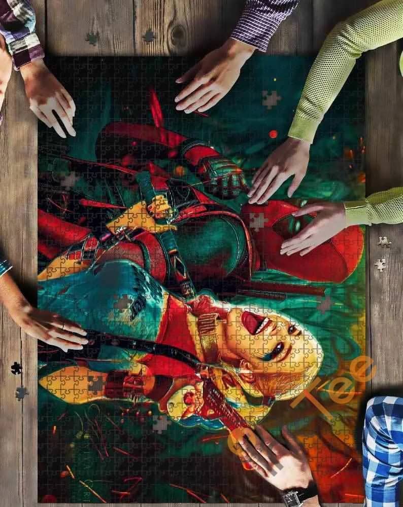 Deadpool & Harley Quinn Jigsaw Puzzle