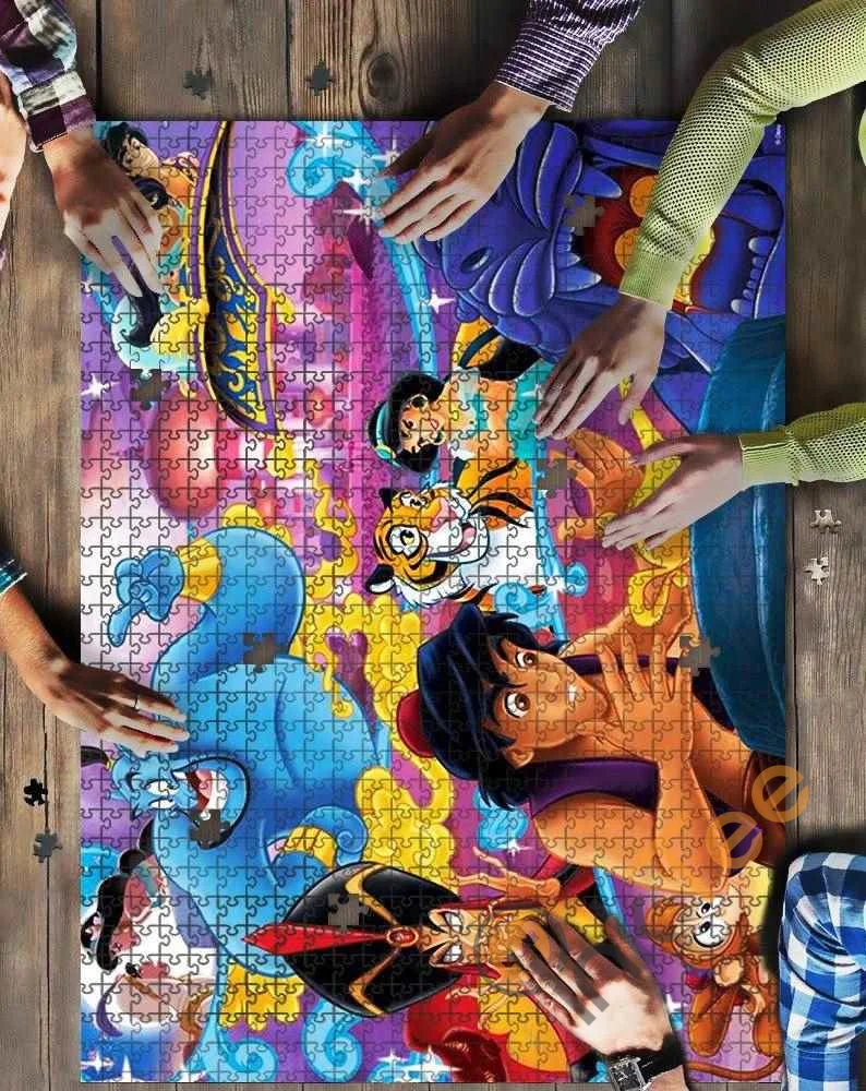 Disney Aladdin 4 Kid Toys Jigsaw Puzzle