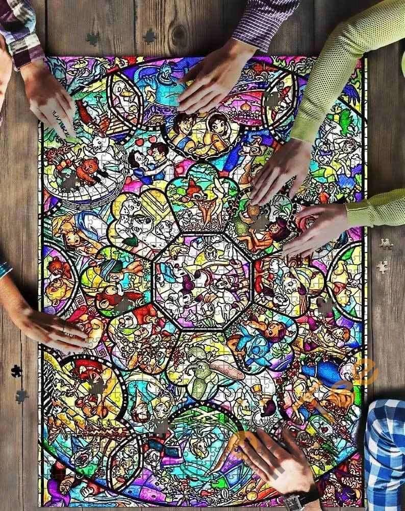 Disney Stained Glass Jigsaw Puzzle