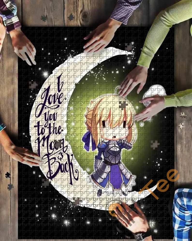 Fatestay Night Saber Love To The Moon Kid Toys Jigsaw Puzzle