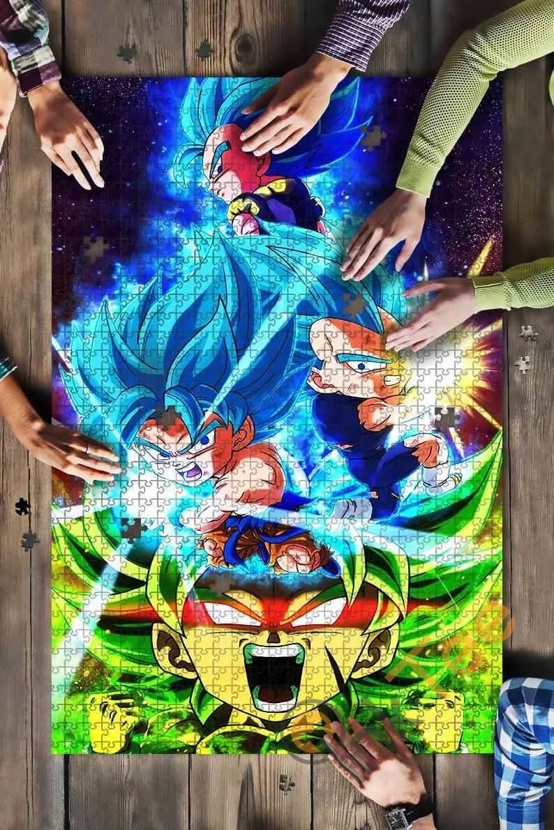 Goku Vegeta Vs Broly Jigsaw Puzzle