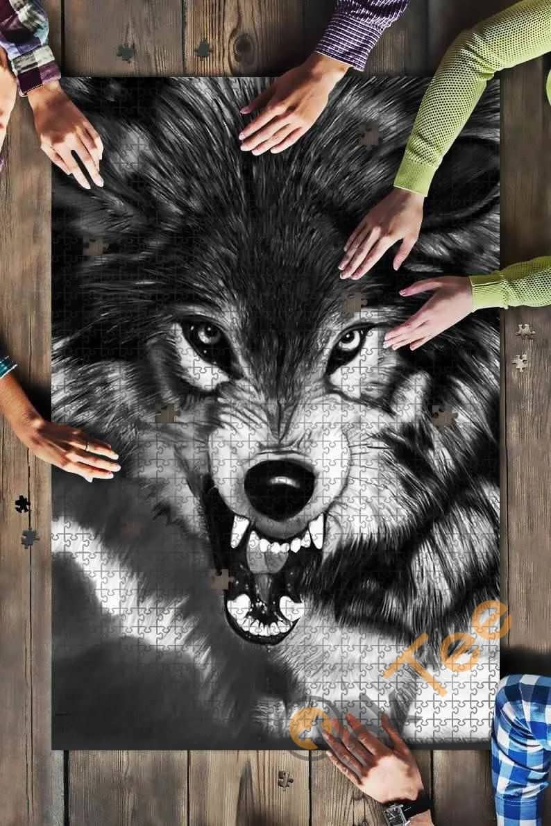 Gray Wolf Kids Toys Jigsaw Puzzle