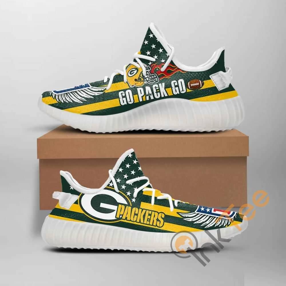 Green Bay Packers Go Pack Go Nfl Amazon Best Selling Yeezy Boost