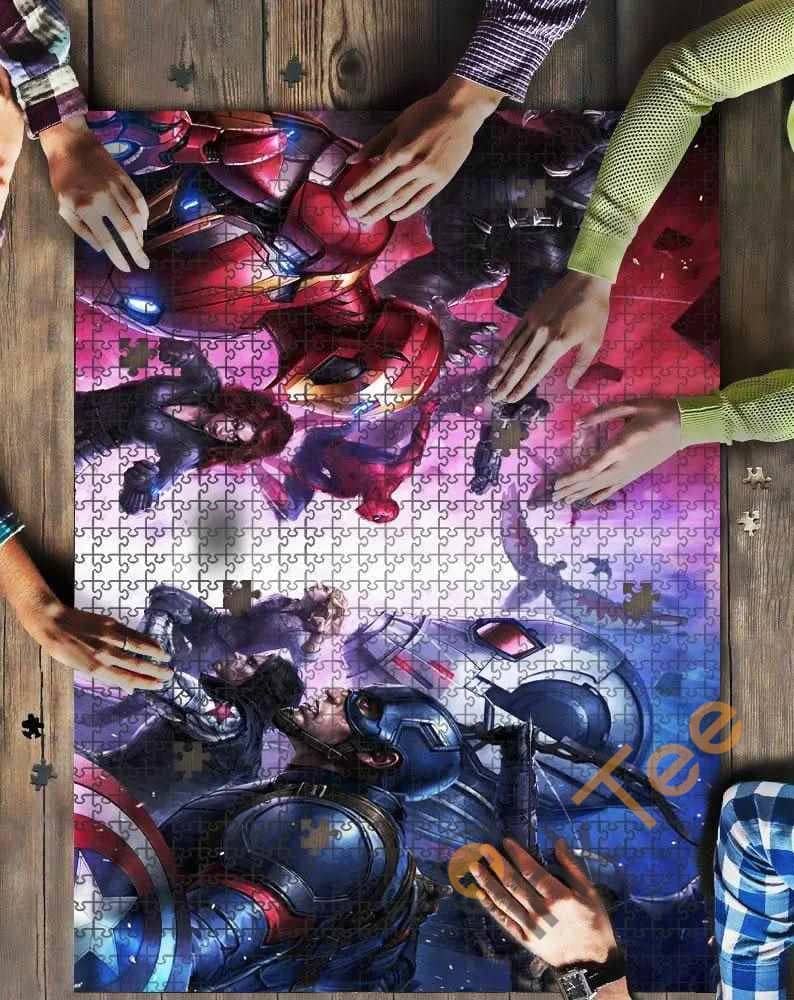 Heroes Fight Avengers Kid Toys Jigsaw Puzzle