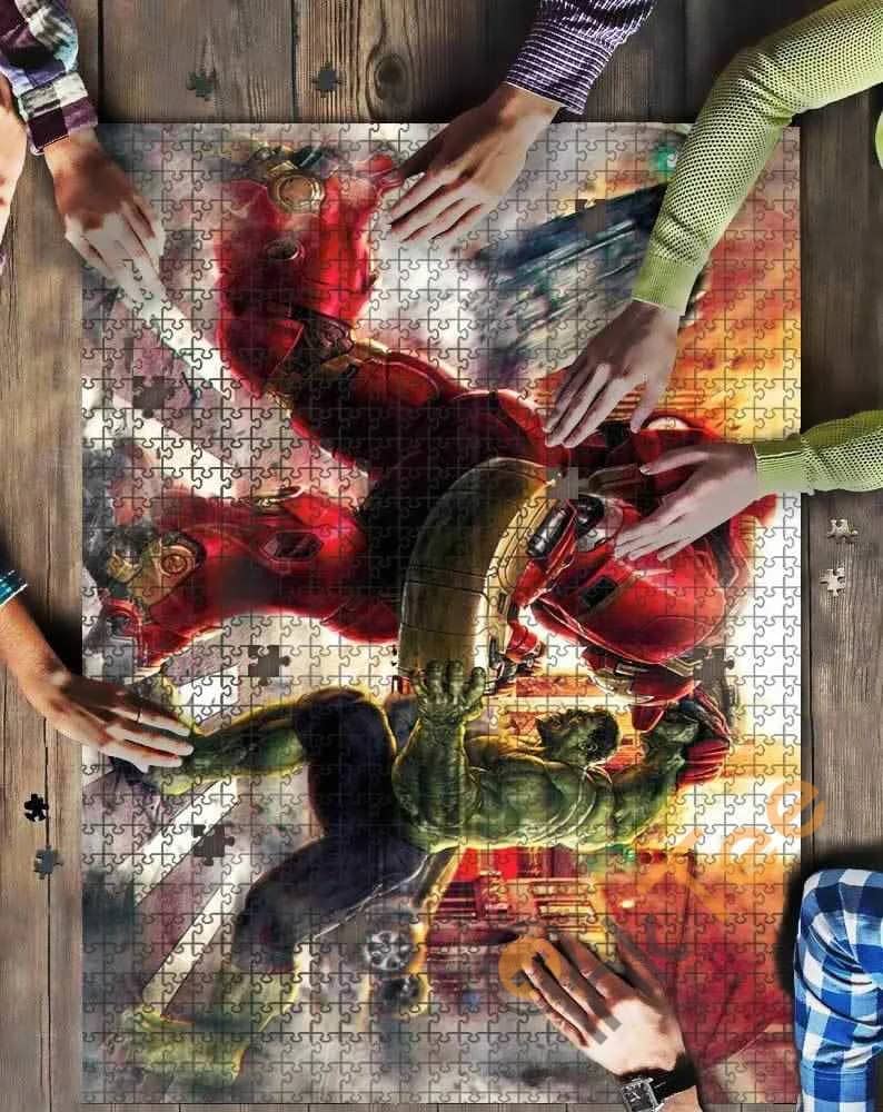 Hulk Fight Kid Toys Jigsaw Puzzle