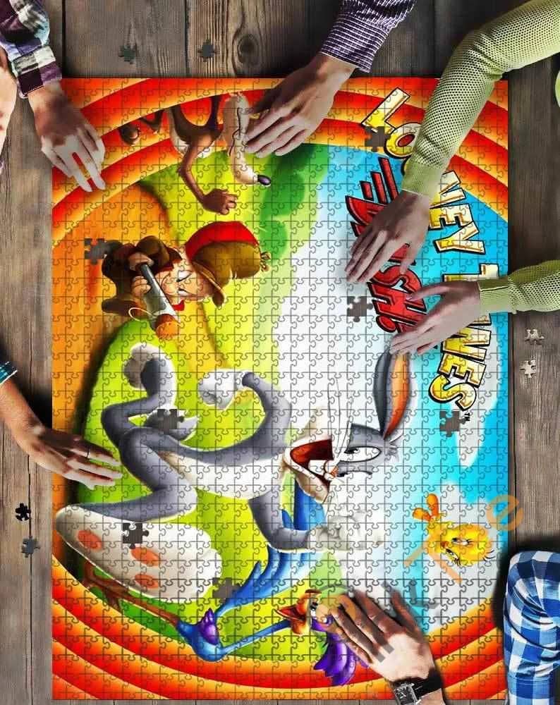Looney Tunes Dash Poster Kid Toys Jigsaw Puzzle