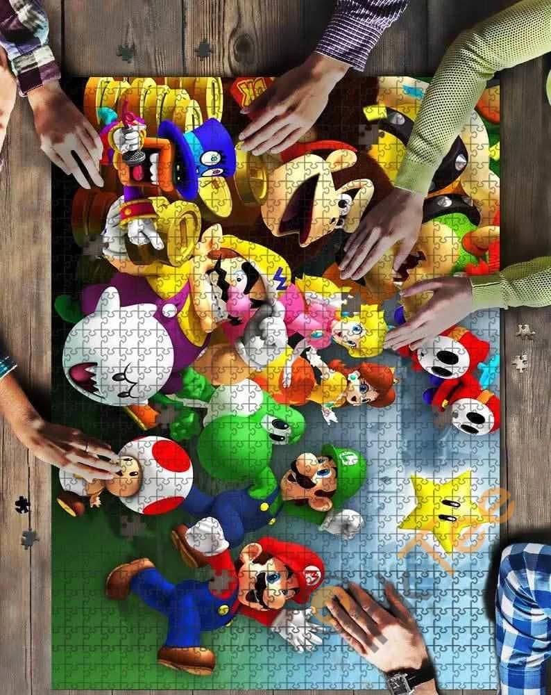Mario Characters Kid Toys Jigsaw Puzzle